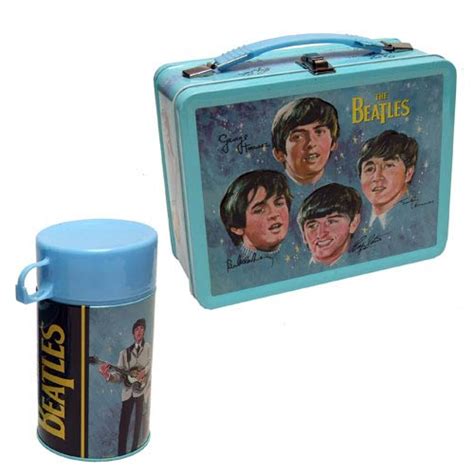 factory entertainment the beatles signatures retro style metal lunch box|The Beatles Collectible: 2012 Factory Entertainment .